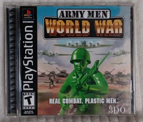 3DO Army Men: World War Sony PlayStation 1 Shooter Manual Included NTSC-U/C