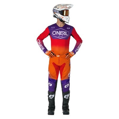 O'Neal 2026 Mayhem Hexx Blau Orange MX Combo Kit