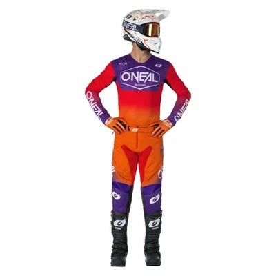 O'Neal Kit Combinado MX Mayhem Hexx Azul Naranja 2026 - Imagen 1 de 4