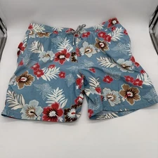 Vilebrequin Blue Floral Swim Trunks Men’s XXXL Board Shorts 3XL Swimwear