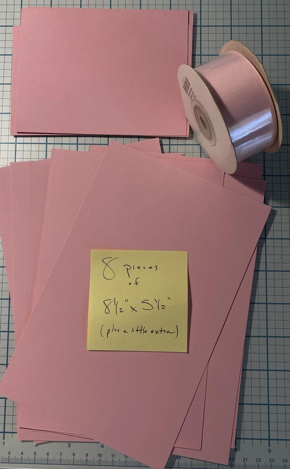 LOTE DE PIRUETAS ROSAS ESTAMPADAS Cinta de grosgrain y cartulina NUEVO ENVÍO BAJO Foto 2 de 4