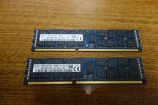 Lot of 2 SK hynix 16GB 2Rx4 PC3L-12800R HMT42GR7AFR4A-PB Server Memory