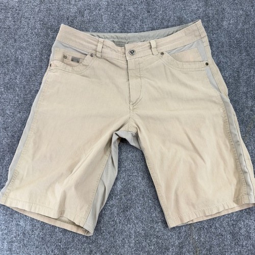 KUHL Renegade Technical Cargo Hiking Shorts Khaki Tan Size 36