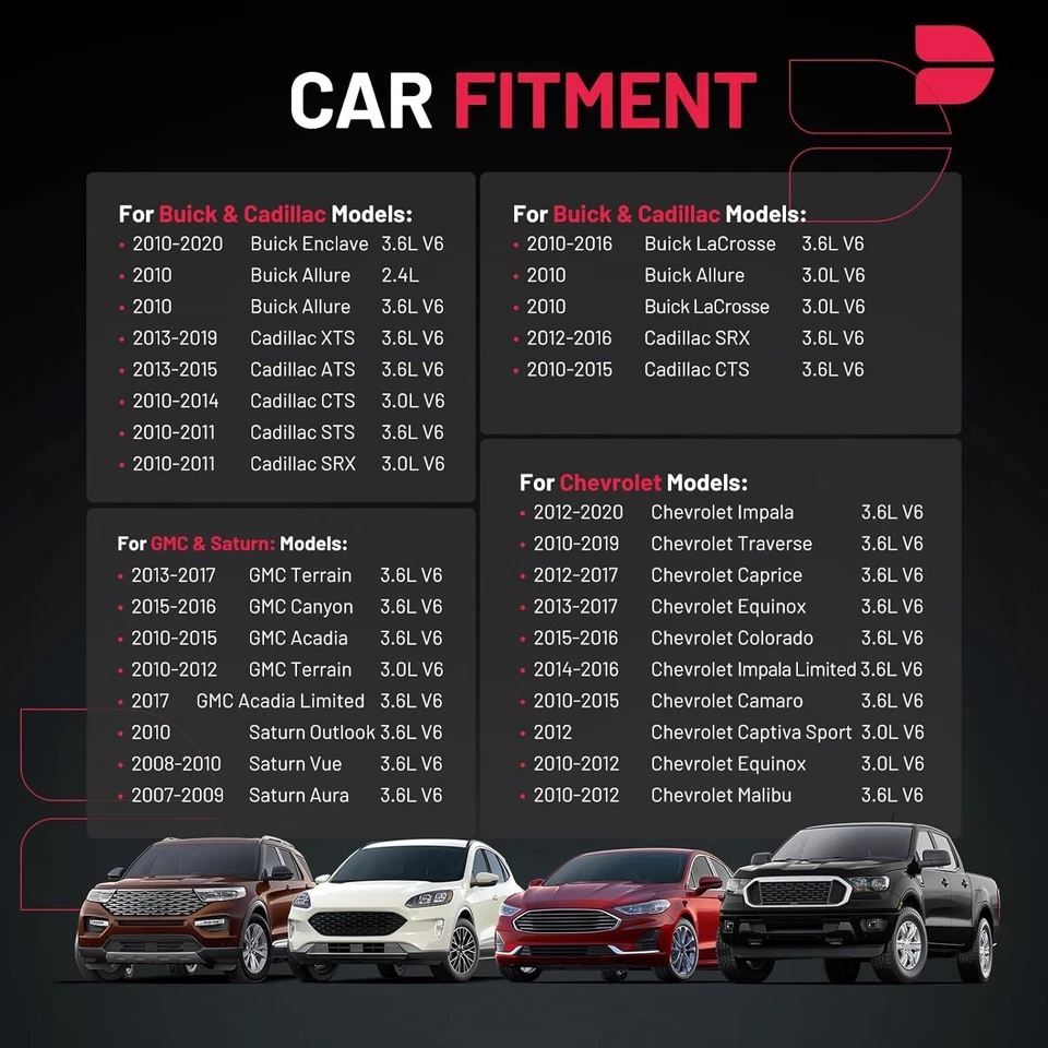 6 X зажигания Bobinas + свеча зажигания пакет для Chevy Traverse Cadillac GMC Acadia UF5 - Изображение 3 из 4