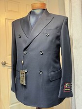 Giorgio Fiorelli Men's 2 Piece Double Breasted Navy Suit