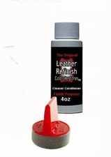 4oz Cleaner Finish Preparer 1 Applicator for LEATHER Refinish Color RESTORER TM