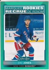 2021-22 OPC MARQUEE ROOKIES GREEN # 513 ZAC JONES RANGERS 29/50