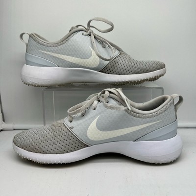 NIKE Shoes Women 9.5 Light Gray Metallic White Roshe G Golf CD6066-002  Spikeless | eBay