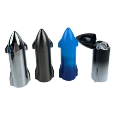 Ever Tech Double Jet Torch  Metal Space Rocket Lighter Adjustable Refillable