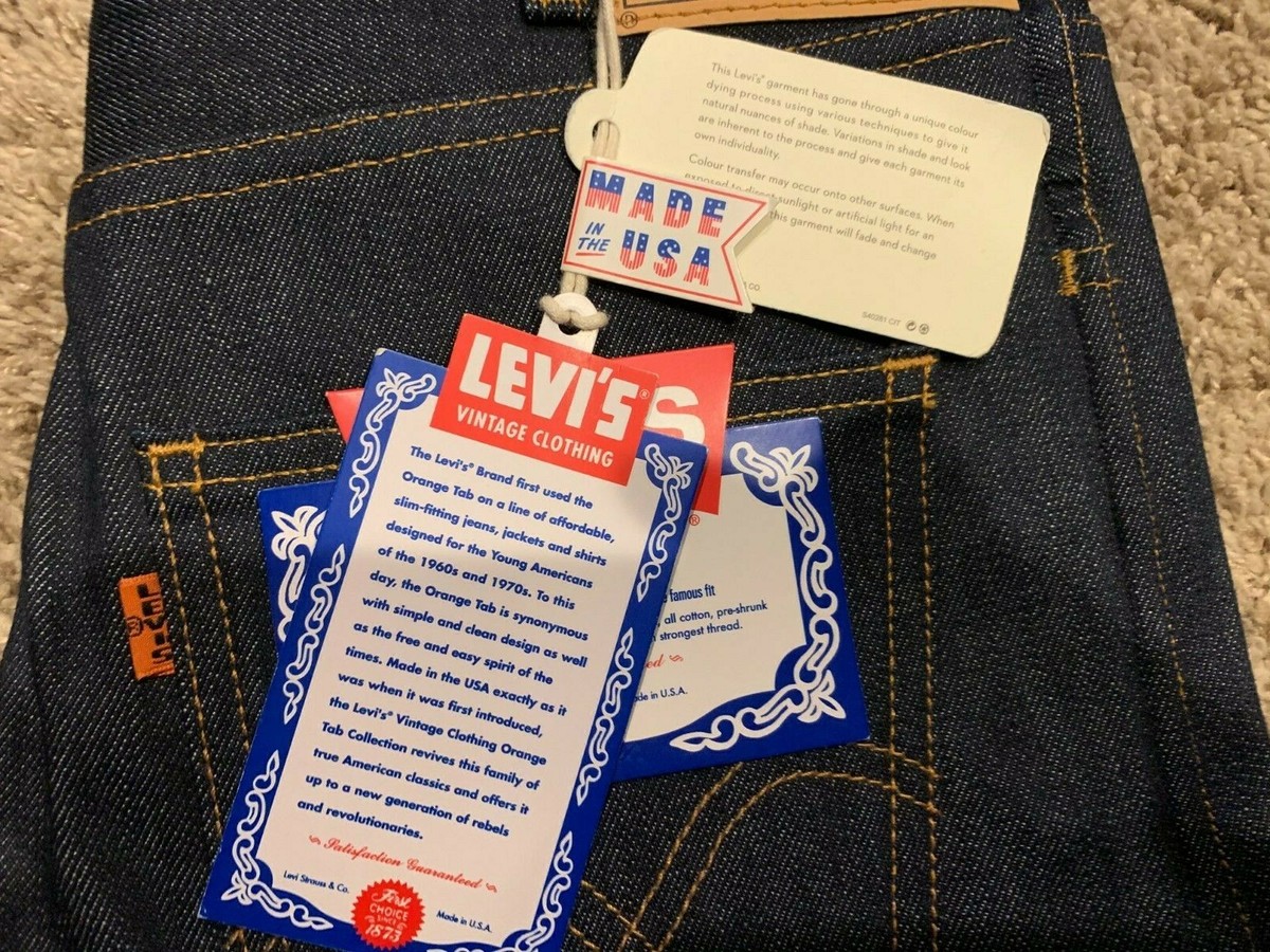 LEVI'S VINTAGE CLOTHING LVC 606 SUPER SLIMS JEAN MADE IN US LEVI'S VINTAGE CLOTHING LVC 606 SUPER SLIMS JEAN MADE IN US