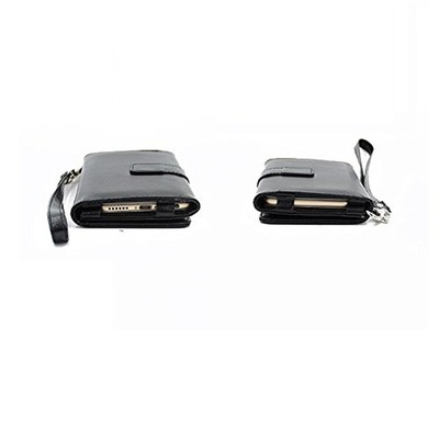 Housse étui Portefeuille Pour Caterpillar Cat S60 - Protection Caméra, 3 Fentes Cartes - Cuir Artificiel Noir