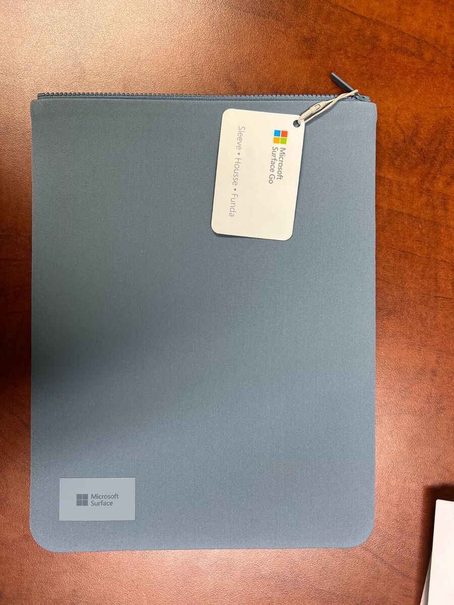 Microsoft Surface Go Sleeve Case for Surface Go 2 Ice Blue Microsoft Surface Go Sleeve Case for Surface Go 2 Ice Blue