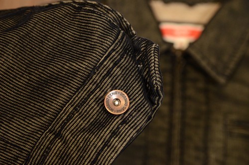 Giacca camionista vintage Mossimo uomo velluto a coste grande grigia foderata sherpa zip intera - Foto 3 di 10