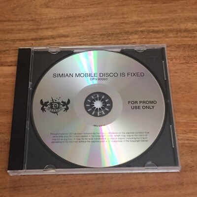 Simian Mobile Disco Is Fixed CD Promo