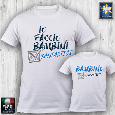 T-Shirt Papa Baby GESICHT KINDER TOLL KIND Vatertag Geschenkidee