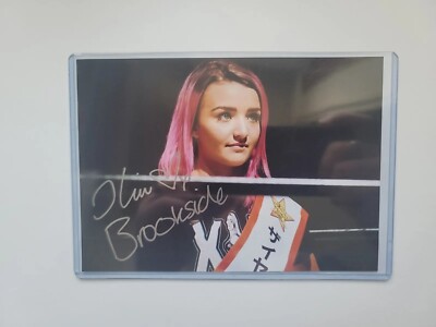 Stardom Xia Brookside Women's Pro Wrestling Hand Signed Autograph Portrait 5x7