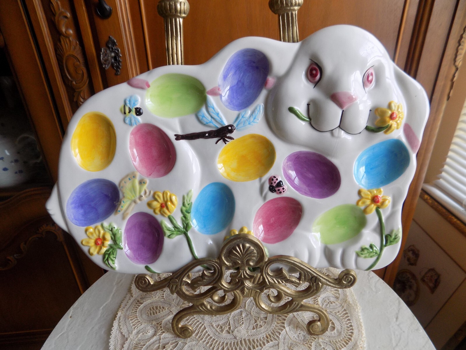 Rare Large Easter Egg Tray by Lillian Vernon eBay