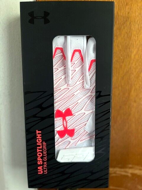 Men's XXL Under Armour Spotlight Ultra Tack Football Gloves | eBay