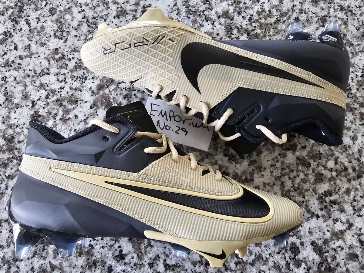 Nike Vapor Edge Elite 360 2 TB \'Black Team Gold\' FD5713-002 Football Multi Size Nike Vapor Edge Pro 360 Football Cleat Black Gold White  main image 2