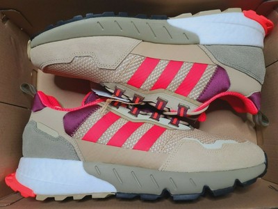 Adidas ZX 1K Boost Seasonality Beige Tone Victory Crimson H00429 Sz 11 RARE  | eBay