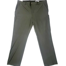 Greg Norman Men Performance Golf Pants Gray Olive 38x30 NWT