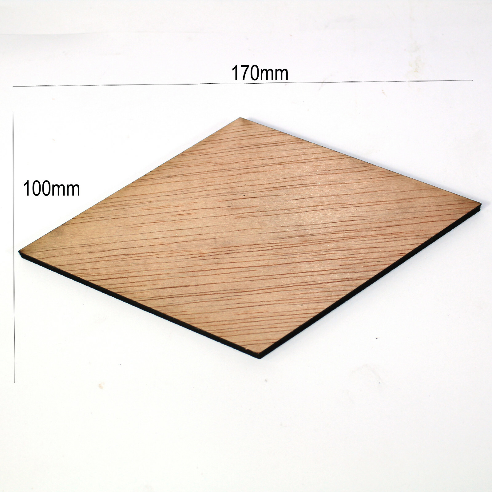 Diamond shapes laser cut plywood 170mm x 100mm x 5mm craft making x 10