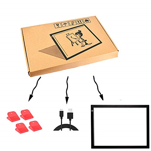 SanerDirect Diamond Painting A3 LED Light Pad - Tracing Light Box for