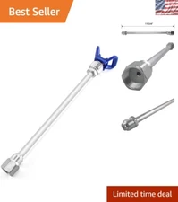 Airless Paint Spray Gun with Extension Pole & Nozzle Guard - 3300 PSI Precision