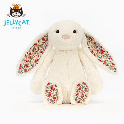 Jellycat Blossom Bashful Bunny Plush Rabbit Sitting Height 31cm