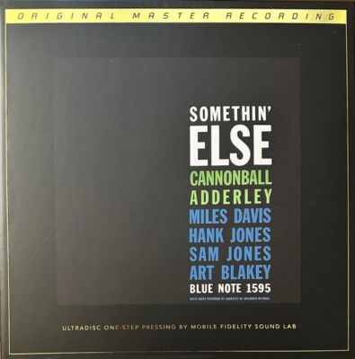 Cannonball Adderley    Somethin' Else (2LP Box Set)(45rpm) MFSL One-Step SEALED