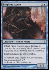 MTG Magic the Gathering Blighted Agent (29/180) New Phyrexia LP