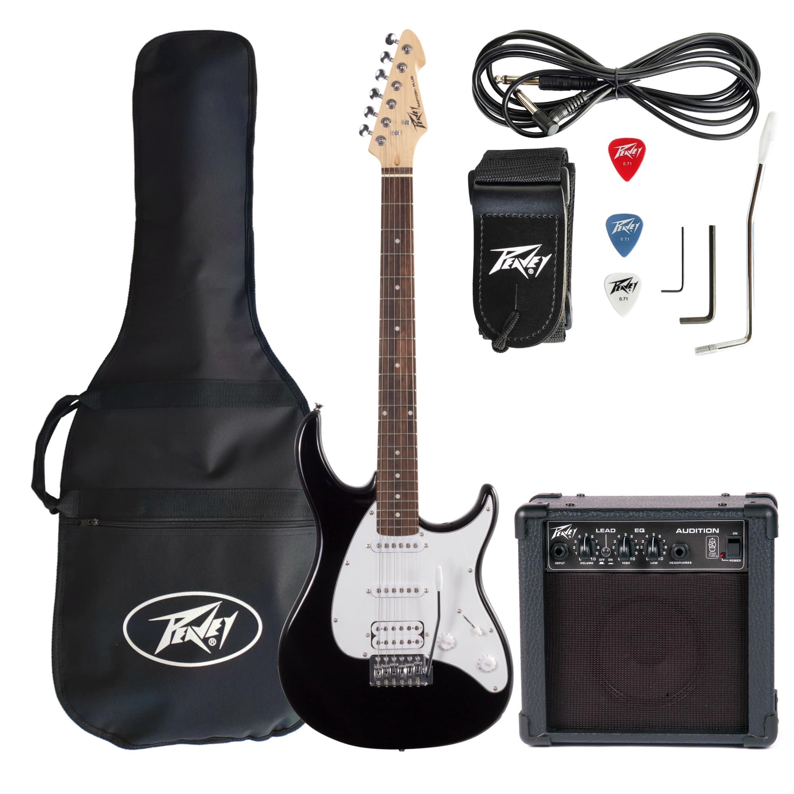 Сценический рюкзак Peavey Raptor Plus JR E-Gitarre черный дорожный рюкзак Verstrker Gurt Kabel 54990₽