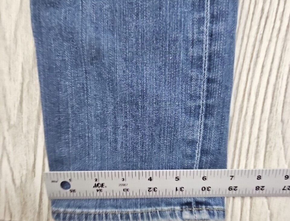 True Religion Geno Jeans Men's 29x32 Blue Relaxed Slim Leg Denim Distressed eBay