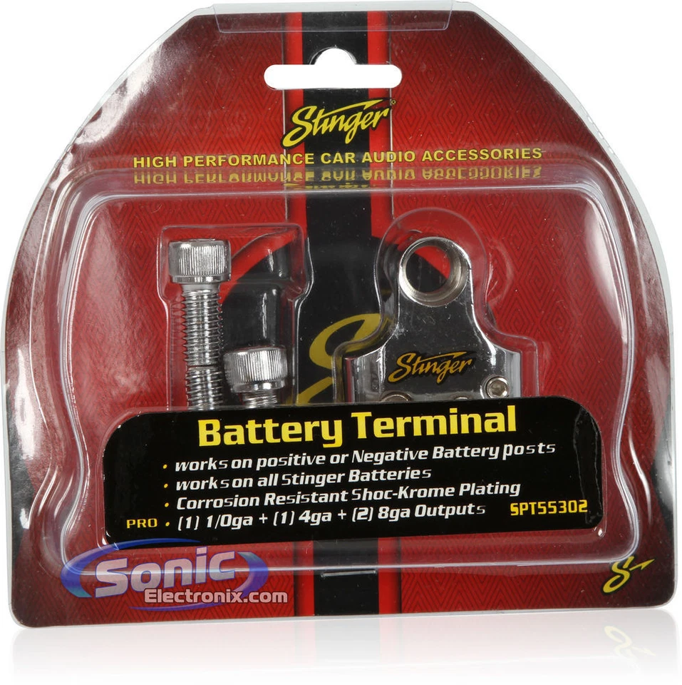 Stinger SPT55302 Multi GM Battery Terminal 1/0 Gauge/4 Gauge & Two 8 Gauge Out - Image 3 of 3