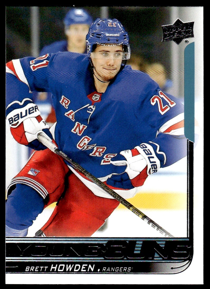2018-19 Upper Deck Young Guns Brett Howden Rookie New York Rangers #215 R78