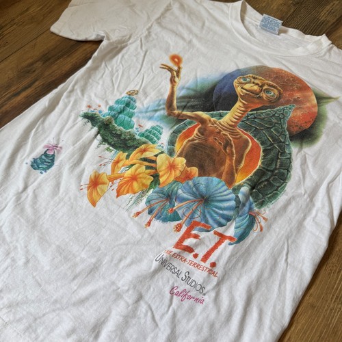 Vintage E.T. Universal Studios Florida Size Large 1990 Rare Caribbean Soul - Picture 2 of 11