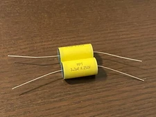 2 x 3.3uF 250V 3.3mfd NP Non Polarized Crossover Audio Capacitor MPT Film