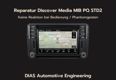 VW Tiguan Display Touchscreen Reparatur DISCOVER MEDIA COMPOSITION MIB 2 STD PQ