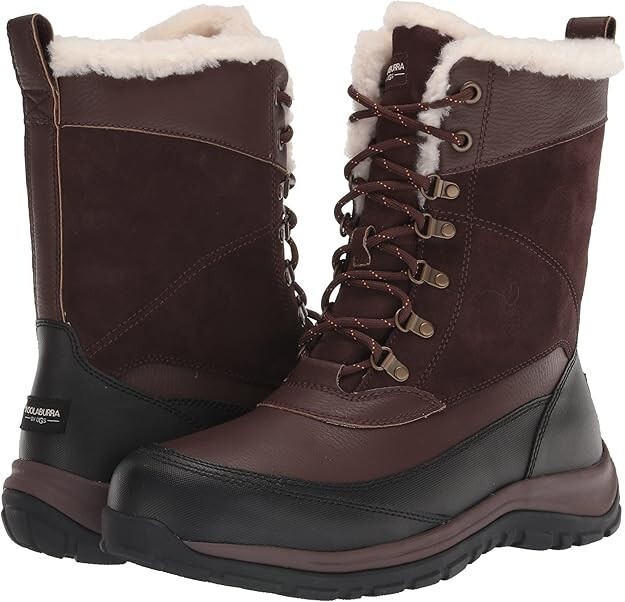 's Rostin Tall Boot Warm Winter Snow Grizzly Brown Size 7