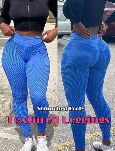 Women Tiktok Leggings Trending Bum Enhancing Push Up Anti Cellulite Yoga Pants - Picture 24 of 115