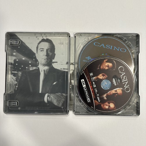Casino 4K UHD + Blu-ray Limited Edition Steelbook RARE OOP HARD TO FIND - Picture 8 of 13