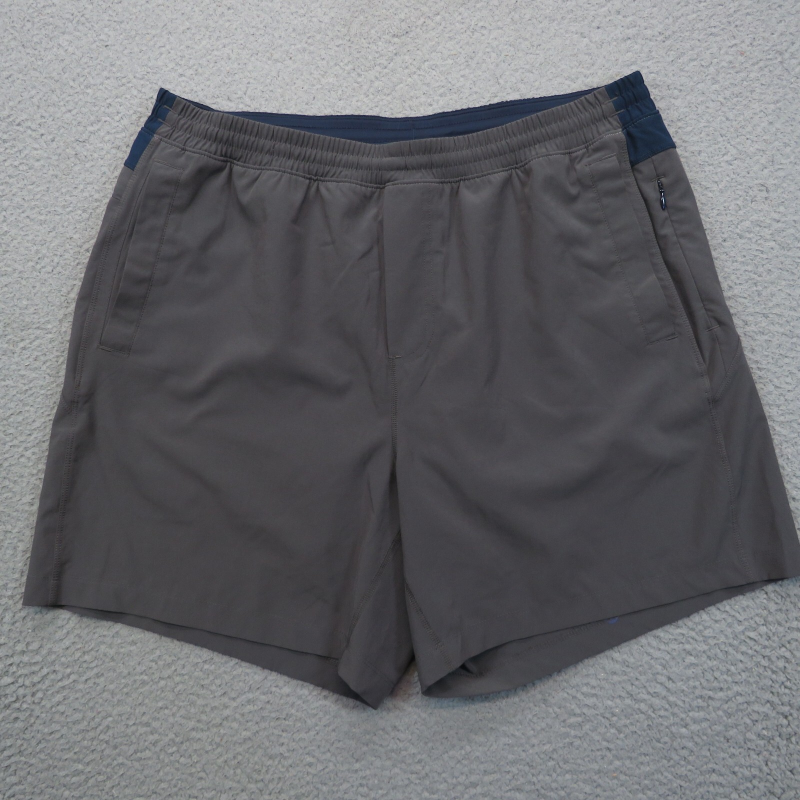 Bird Dogs Shorts Mens XXL Gray Navy 7" Lined Boomstick Liner Stretch
