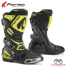 FORV220 STIVALI GIALLI FORMA ICE ROAD PRO RACING STRADALI PISTA MOTO MISURA 41