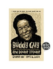 Original Buddy Guy Blues concert poster from Mojohand - free US Shipping!