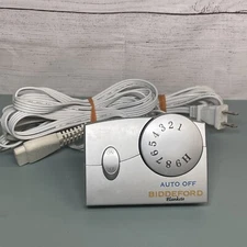 Cannon Biddeford Sealy TC11BA Electric Blanket Controller SILVER 4 PIN - TESTED