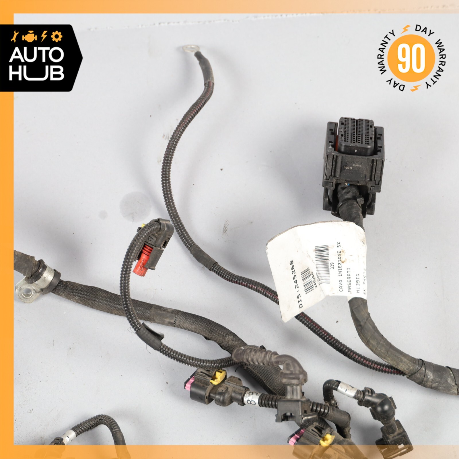 09-19 Maserati GranTurismo 4.7L Fuel Injector Injection Wiring Harness OEM 61k
