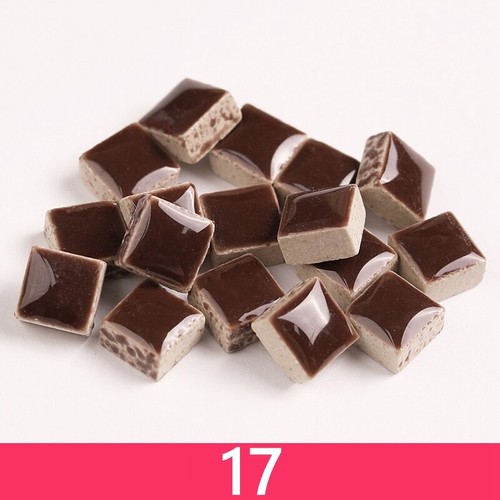 1cm 200g Carré Céramique Mosaïque Tuiles Main Matériaux DIY Mural Art Décoration - Afbeelding 21 van 50