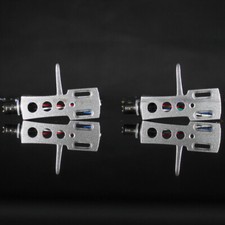 New 45/lot starlight silver turntable 1/2' HEADSHELL OFC wire 1.2 gold terminal