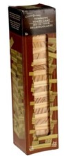 NEW Mini Wooden Blocks Tumbling Tower Game-72 Pieces 2-4 Players.