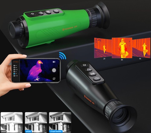 GTGUARD AI15 8XZOOM Monocular de imagen térmica de 12 micrones AI 384*288 (60Hz) - Foto 2 di 23